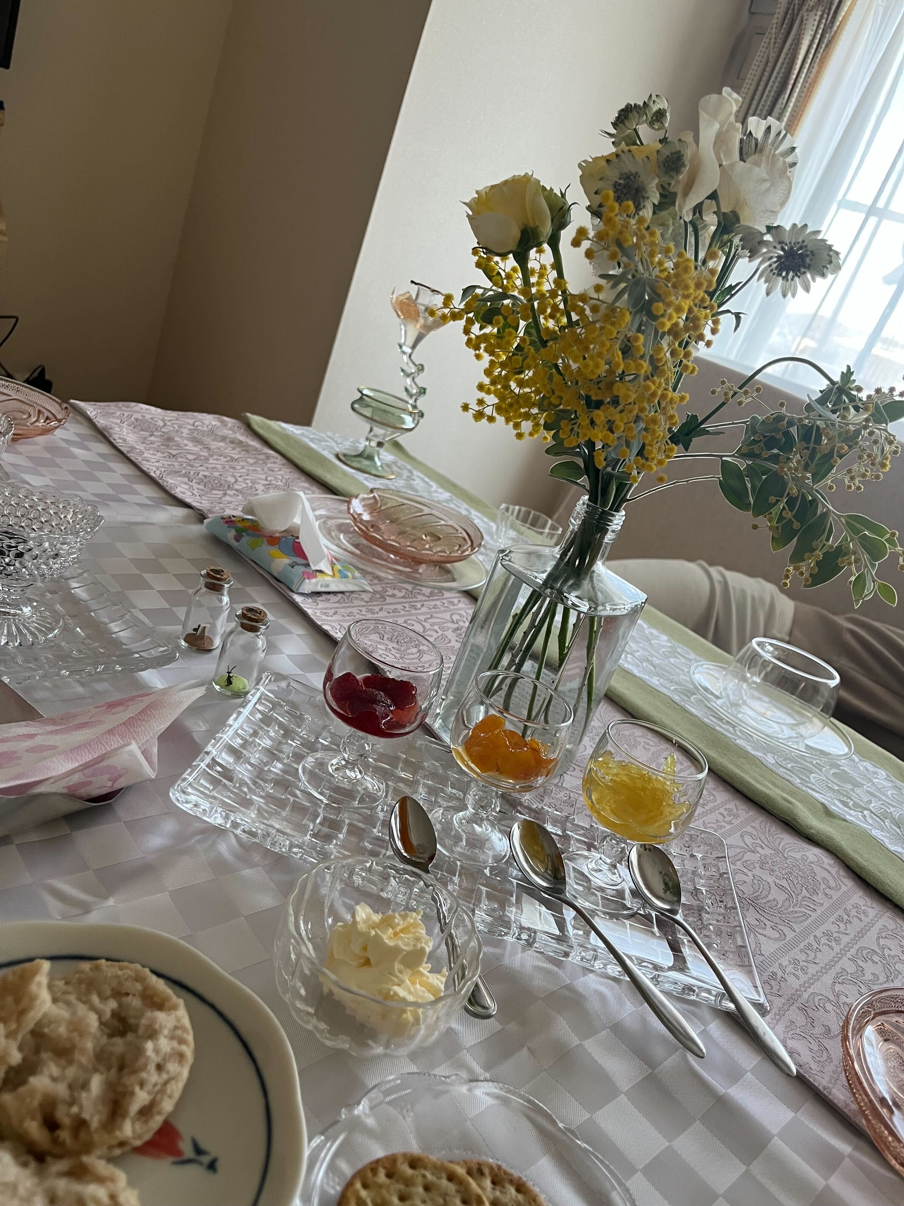 香櫨 スコーンと和紅茶