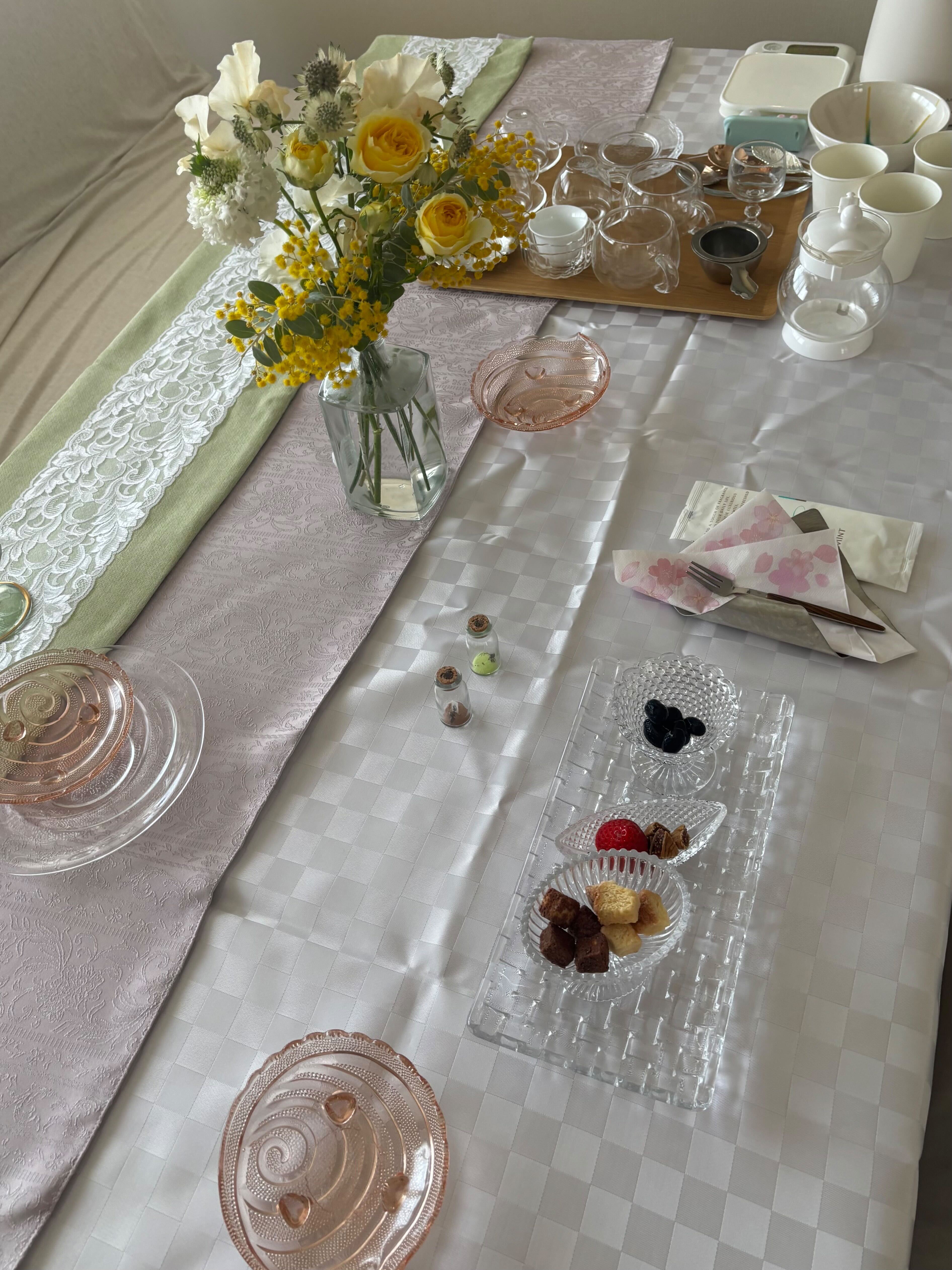 香櫨 テーブルセッティング